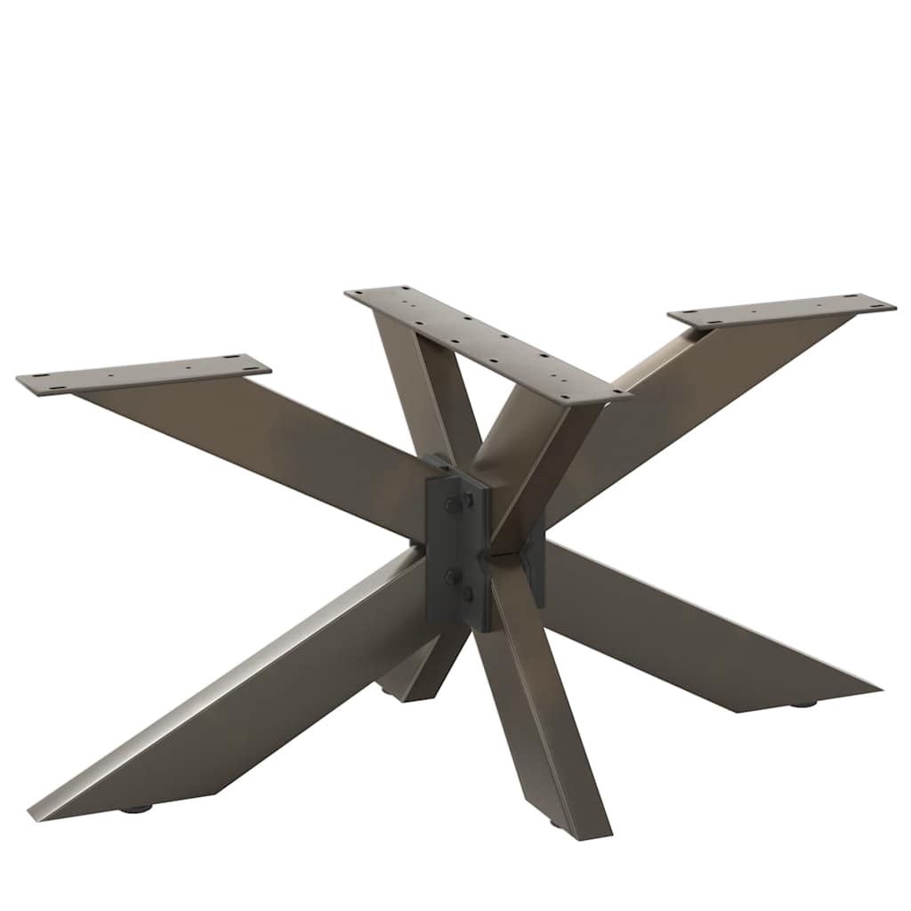 Coffee Table Leg Spider Shape Black Steel