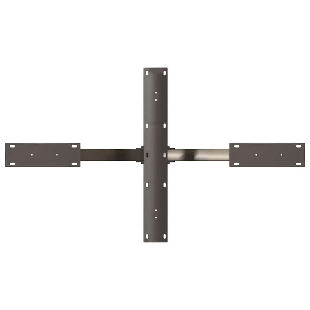 Coffee Table Leg Spider Shape Black Steel
