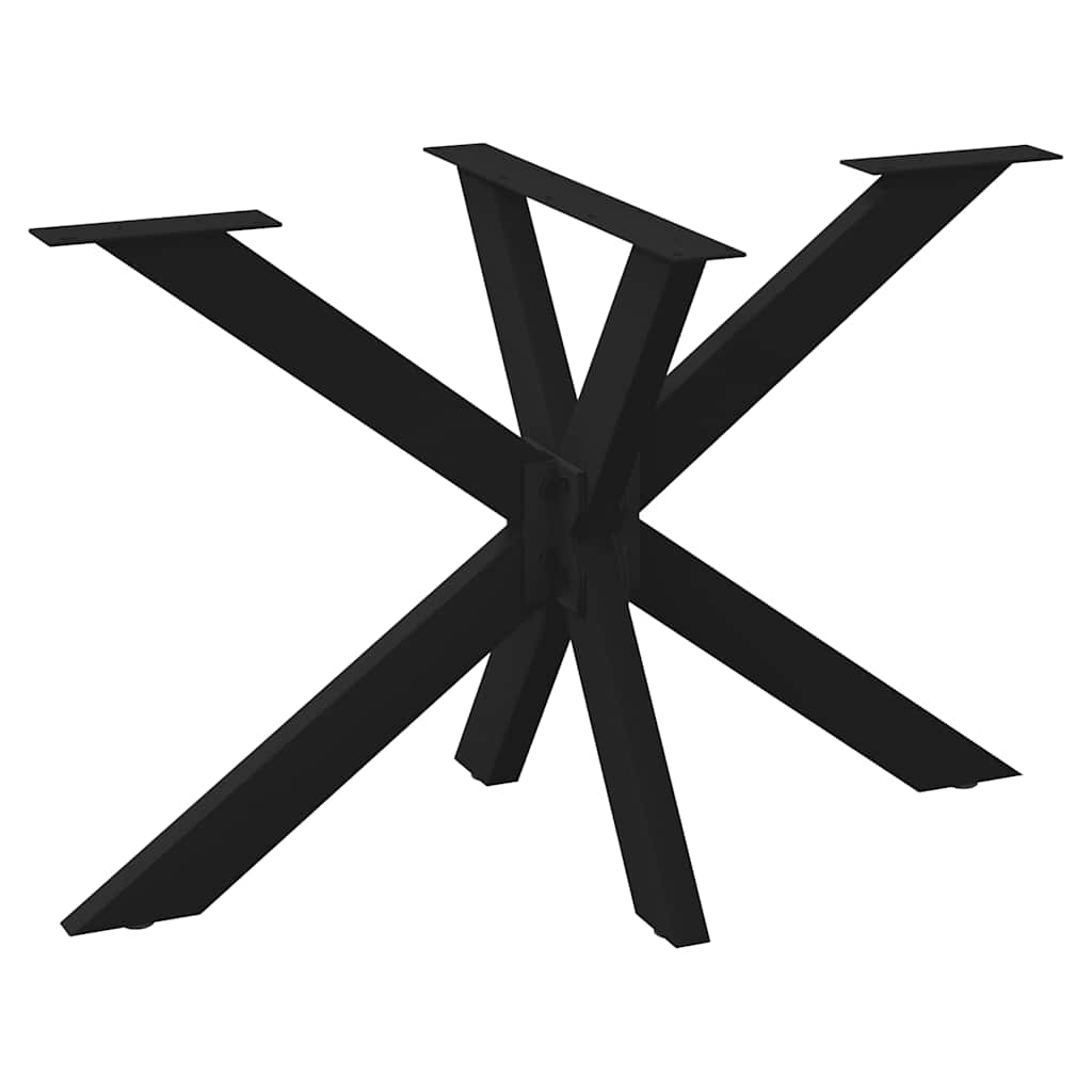 Coffee Table Leg Spider Shape Black Steel