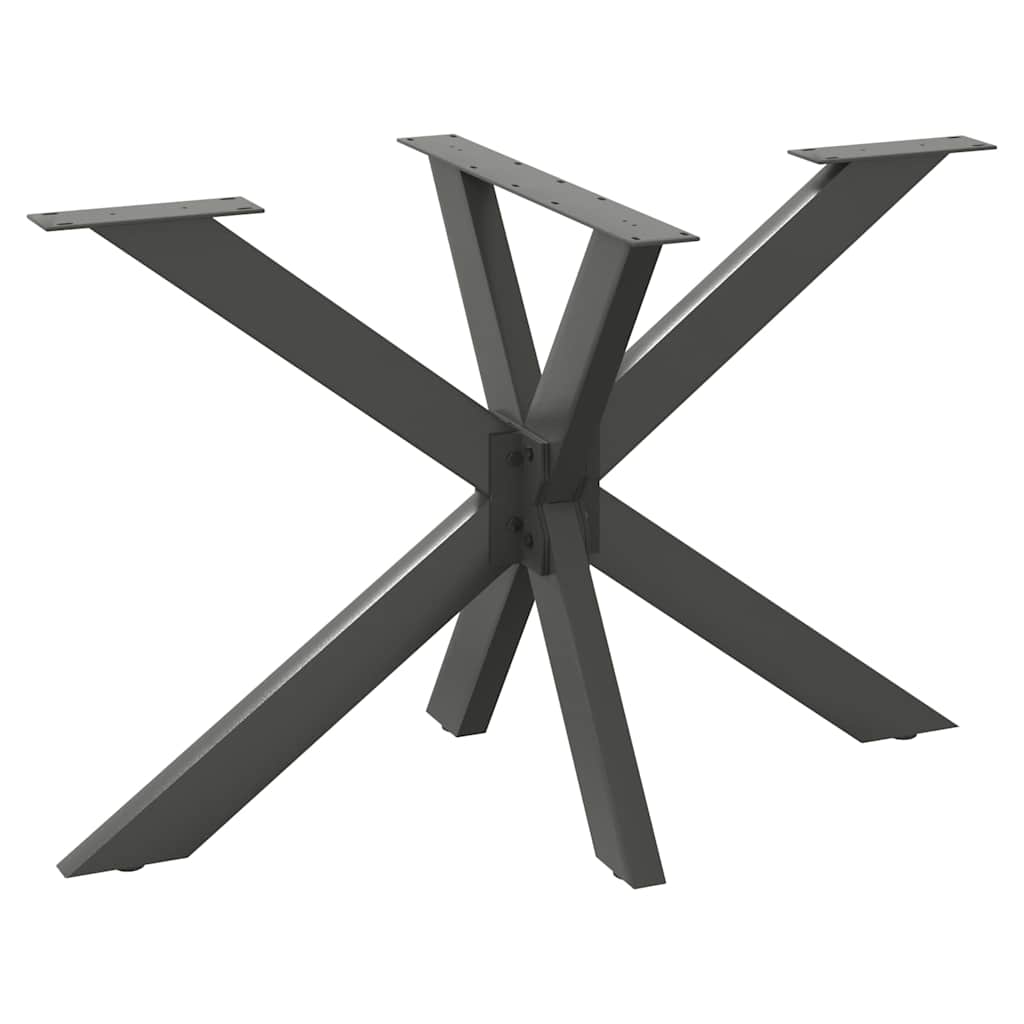 Coffee Table Leg Spider Shape Black Steel