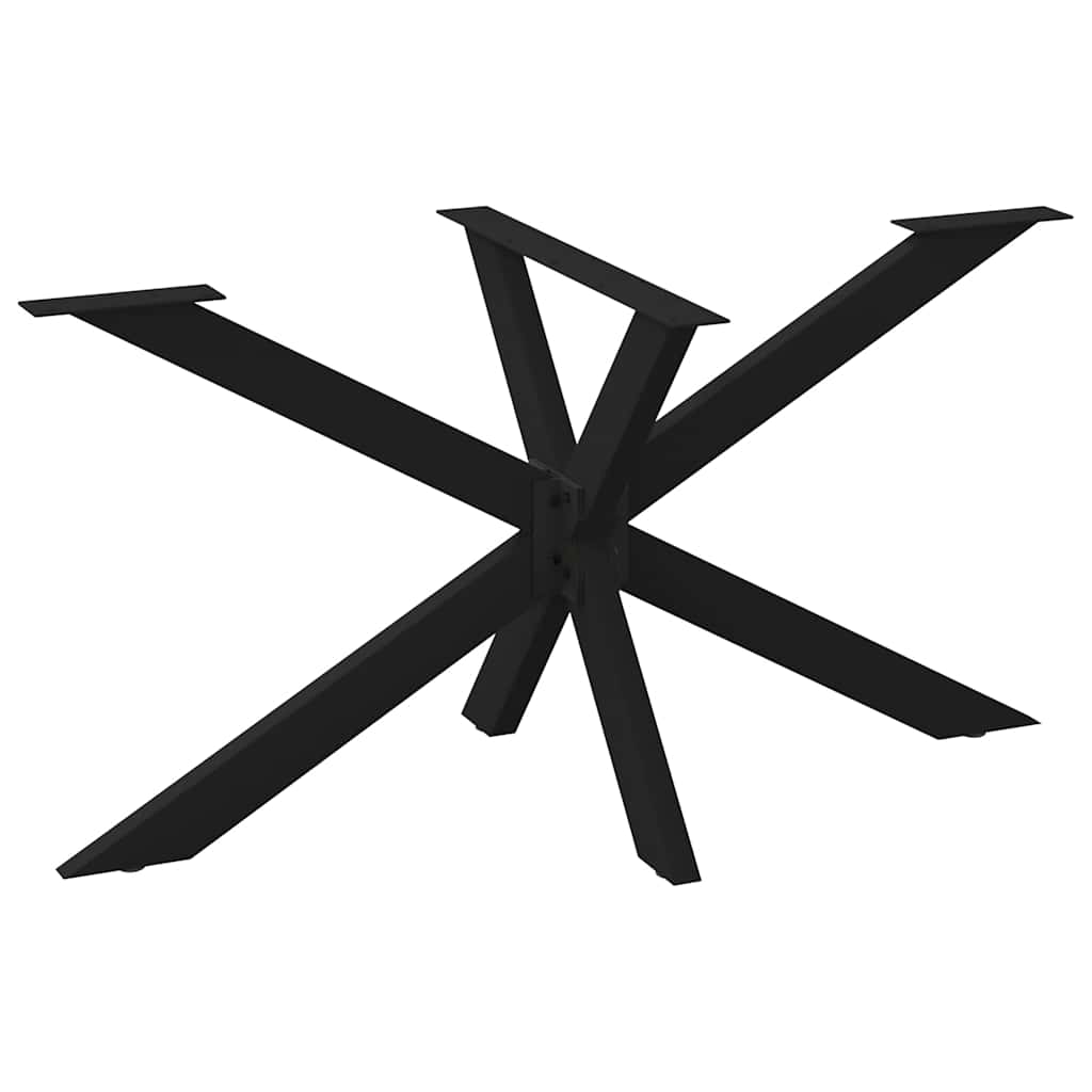 Coffee Table Leg Spider Shape Black Steel