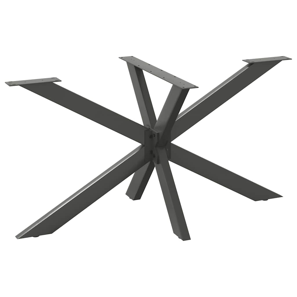 Coffee Table Leg Spider Shape Black Steel