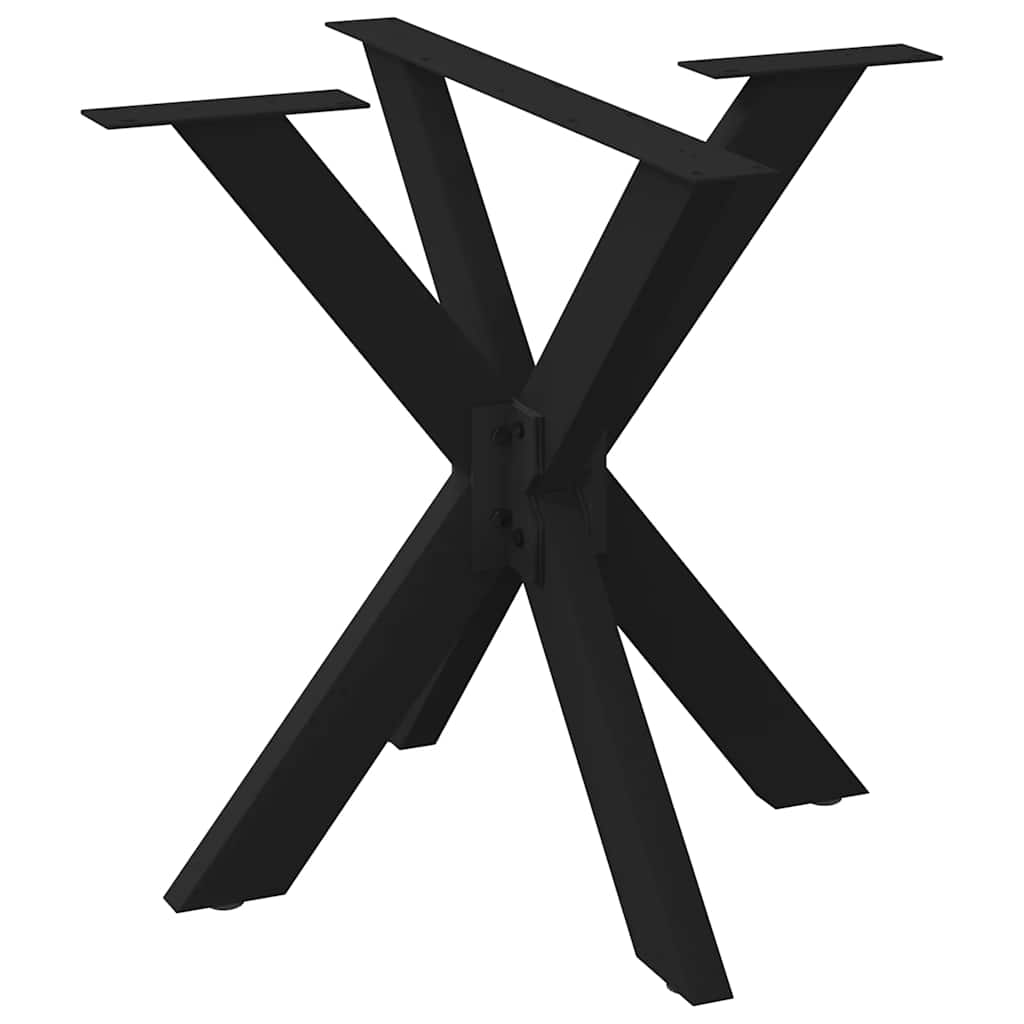 Coffee Table Leg Spider Shape Black Steel