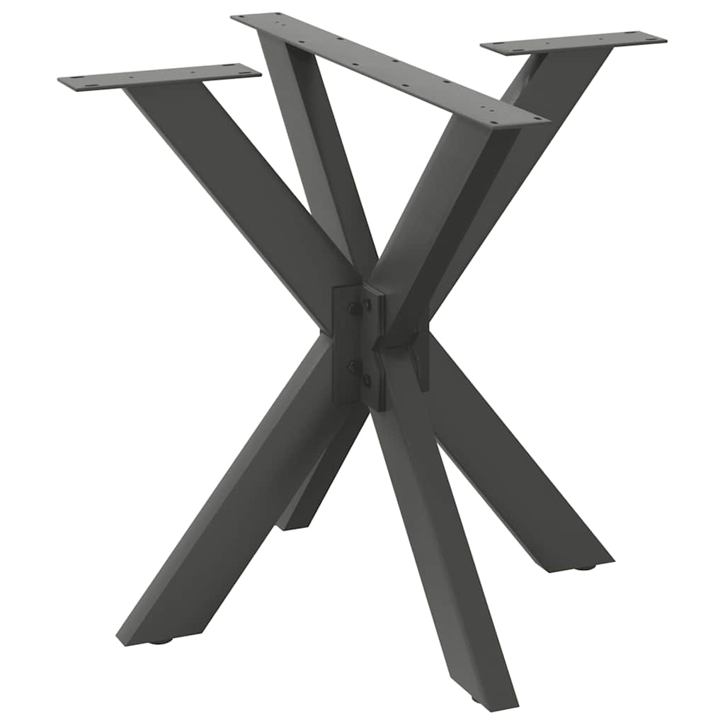 Coffee Table Leg Spider Shape Black Steel