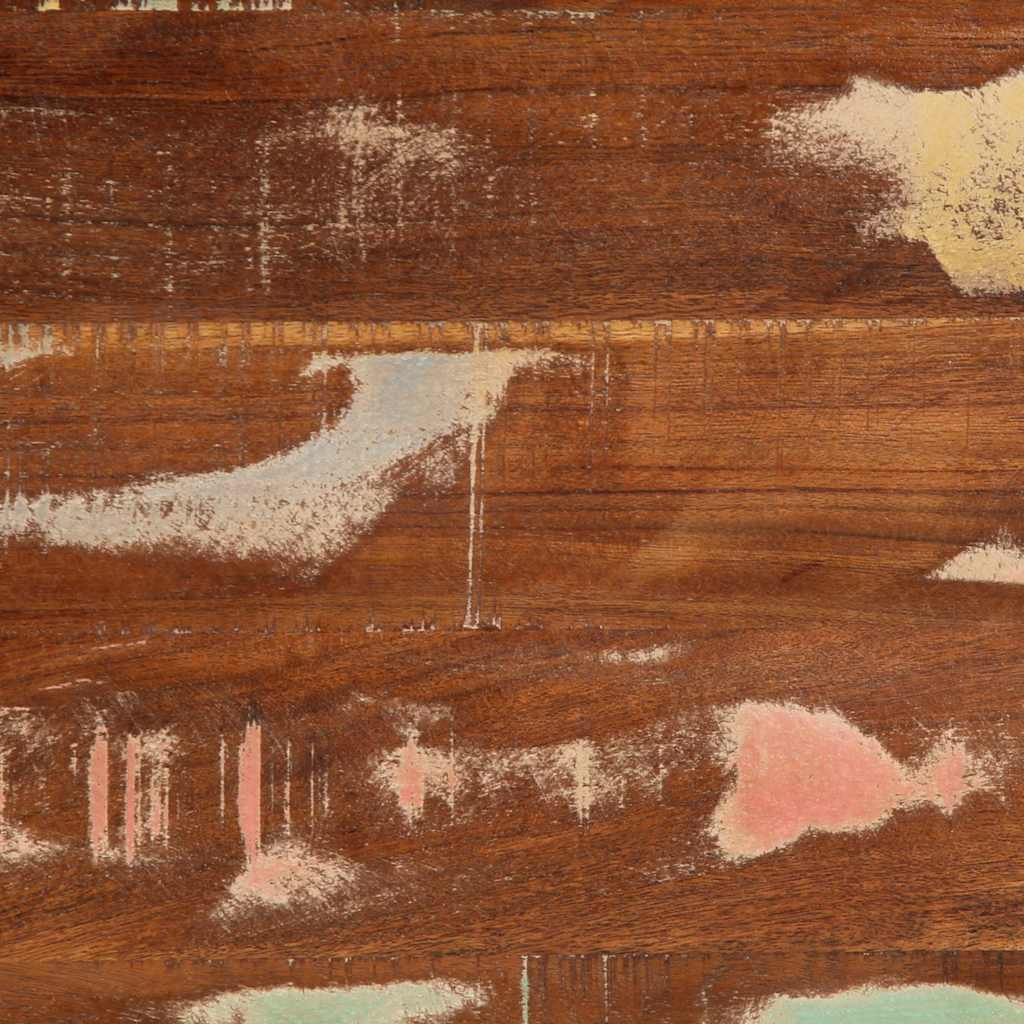 Coffee Table Multicolour 90X50X36 Cm Solid Wood Reclaimed