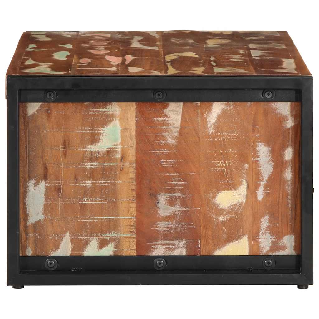 Coffee Table Multicolour 90X50X36 Cm Solid Wood Reclaimed