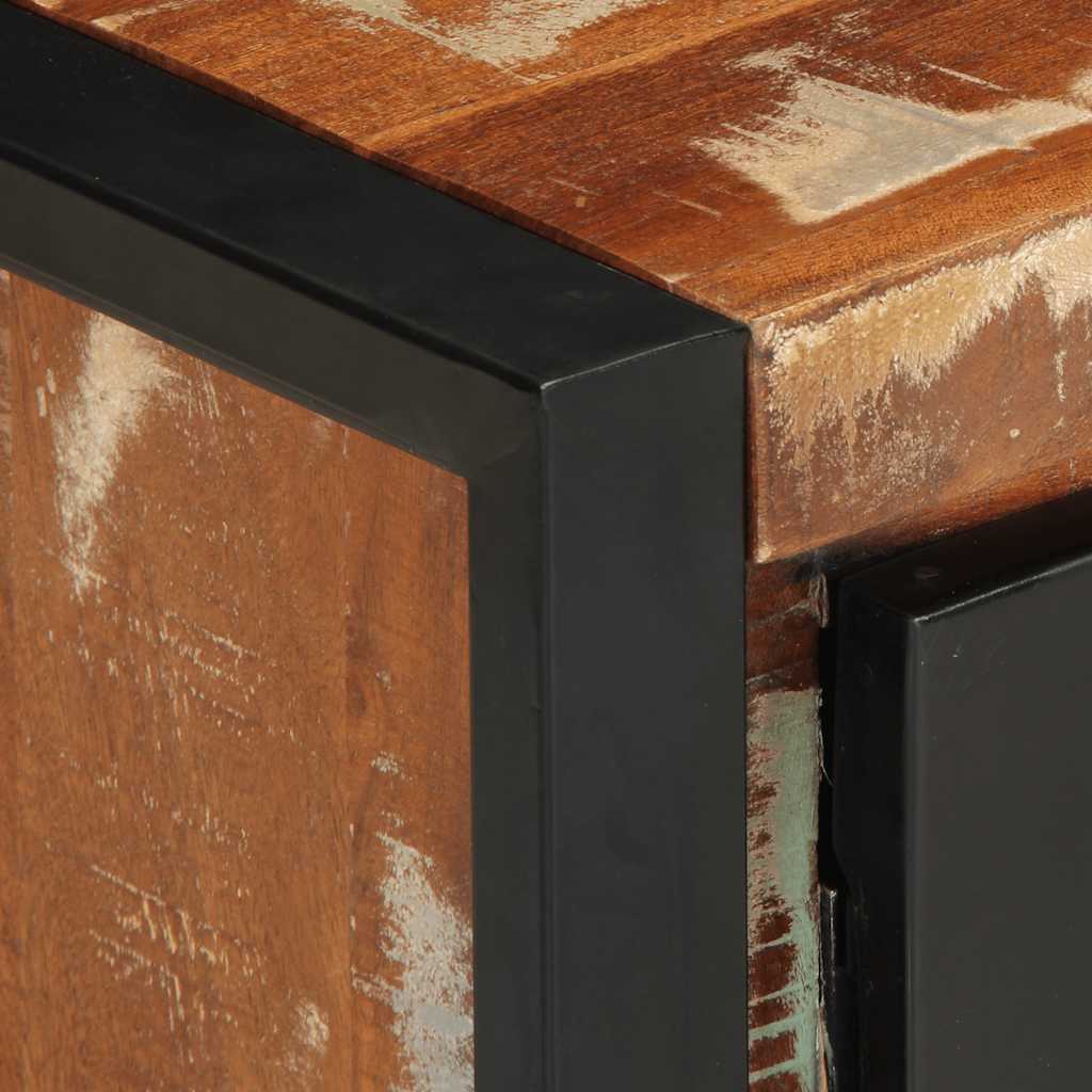 Coffee Table Multicolour 90X50X36 Cm Solid Wood Reclaimed