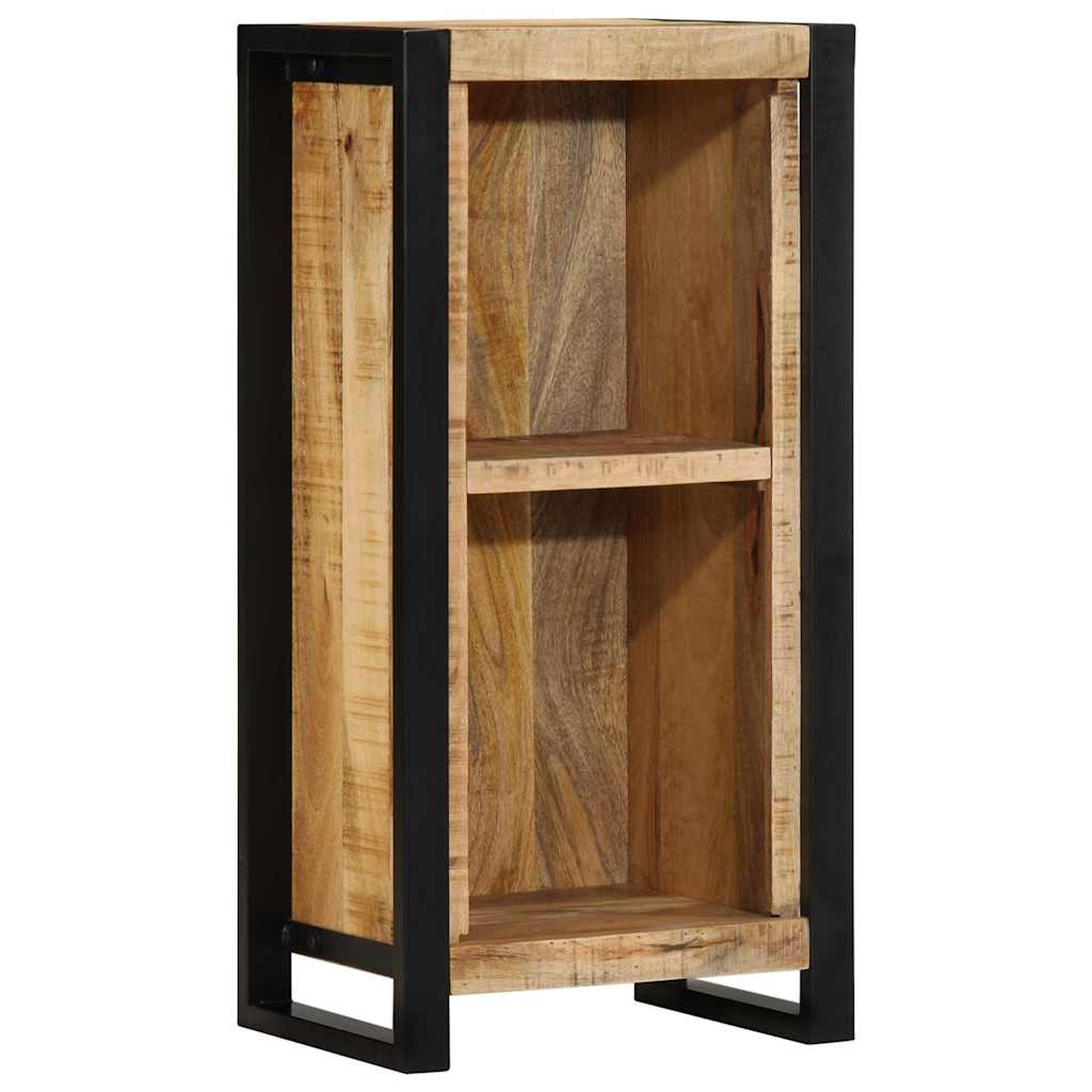 Media Storage Cabinet Bedside Brown 40 X 30 80 Cm Solid Mango Wood Solid Rough M