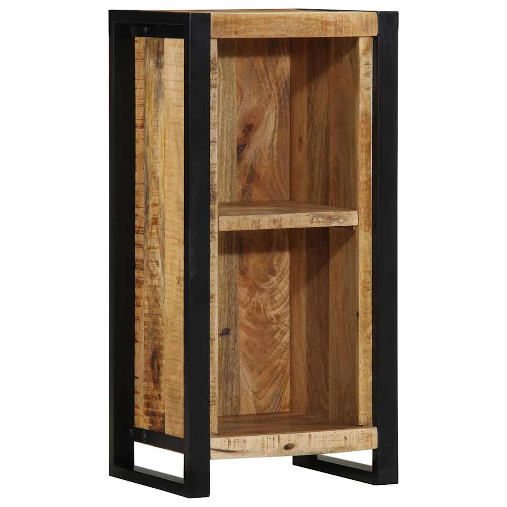 Media Storage Cabinet Bedside Brown 40 X 30 80 Cm Solid Mango Wood Solid Rough M