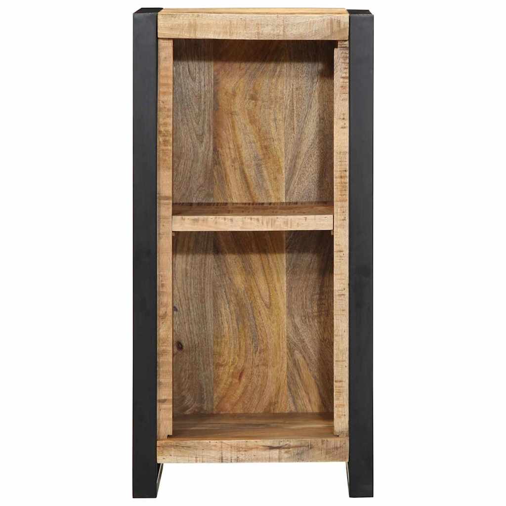 Media Storage Cabinet Bedside Brown 40 X 30 80 Cm Solid Mango Wood Solid Rough M