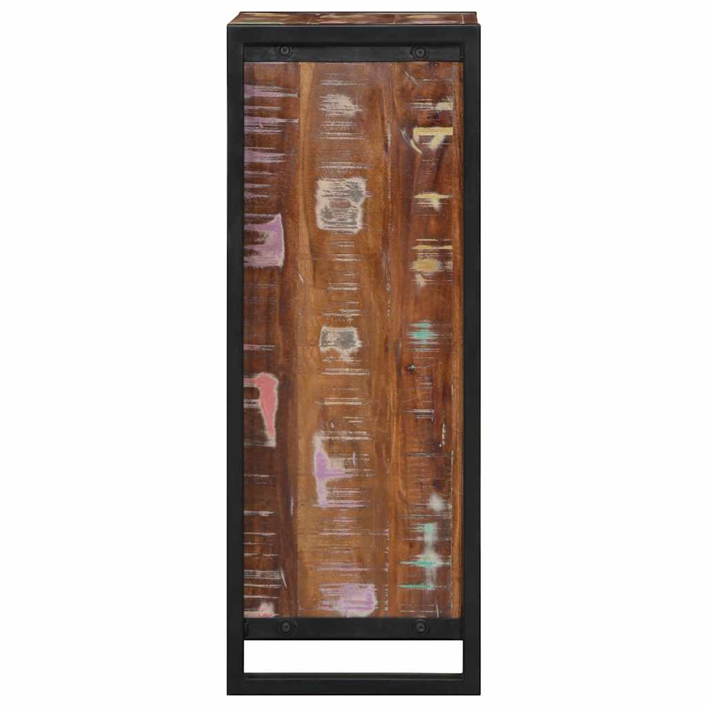 Media Storage Cabinet Bedside Brown 40 X 30 80 Cm Solid Mango Wood Solid Rough M