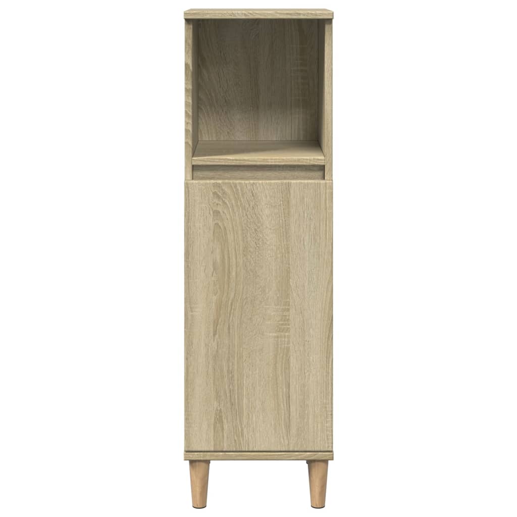 3 Piece Bathroom Furniture Set Engineered Wood