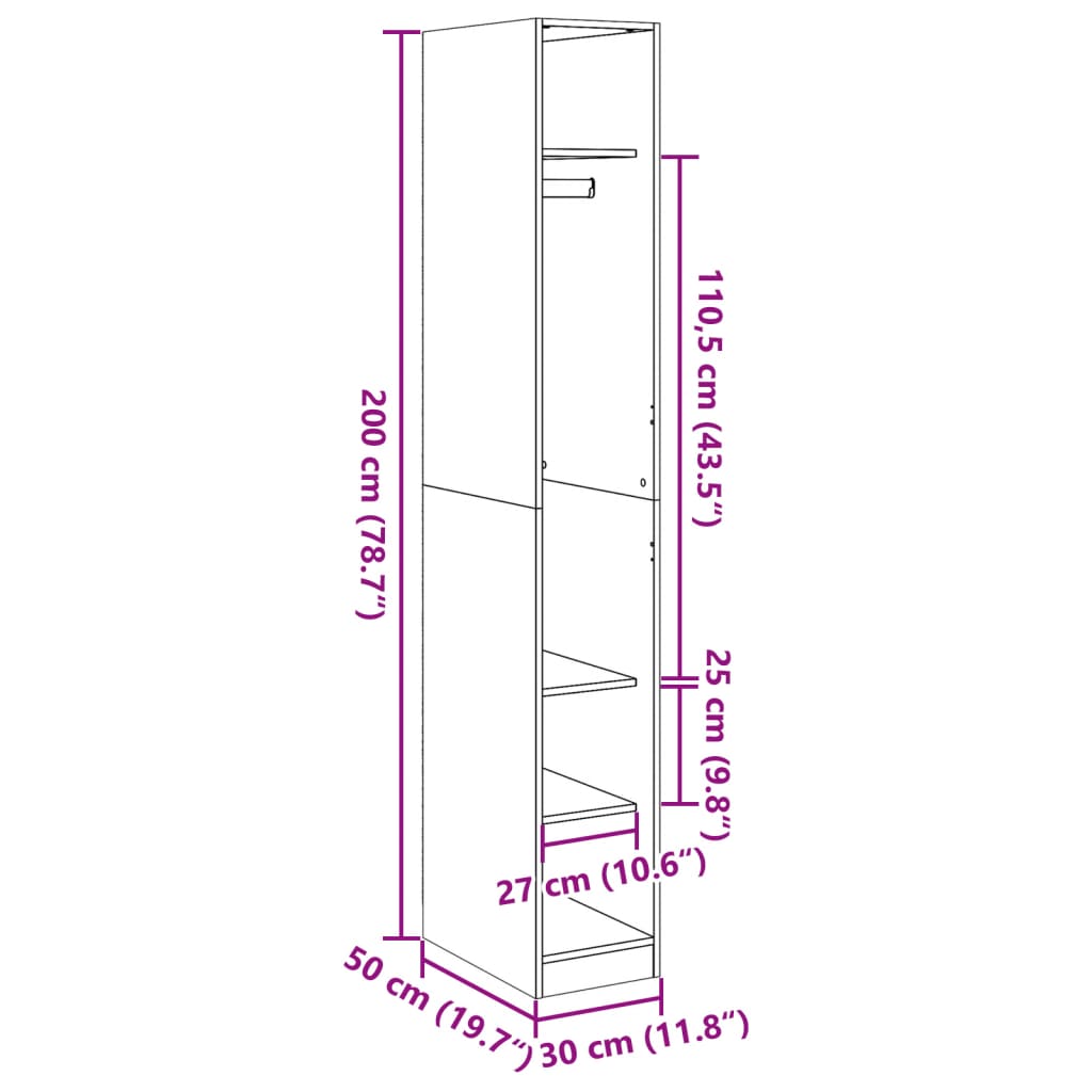Wardrobe Engineered Wood
