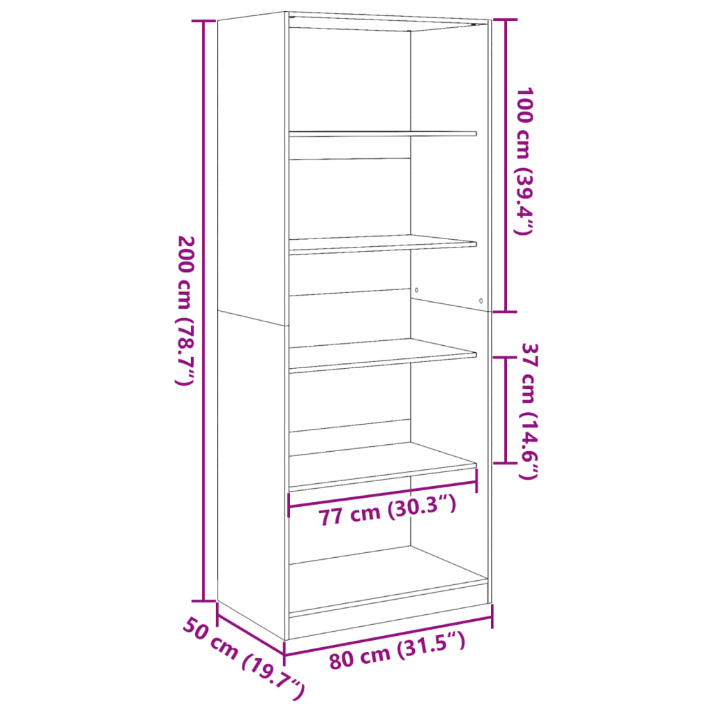 Wardrobe Wardrobe Engineered Wood