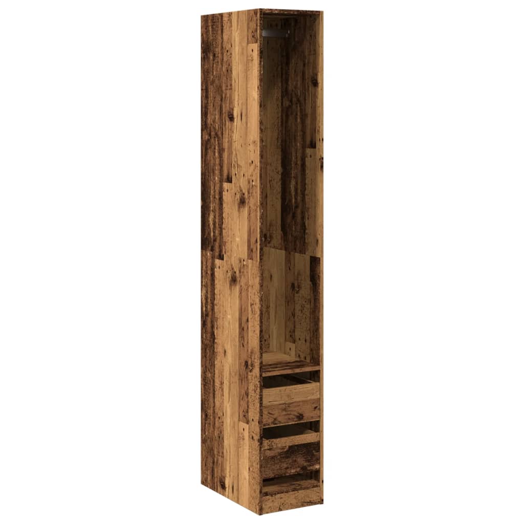 Wardrobe Large Bedroom Engineered Wood Clothes Storage Cabinet Unit