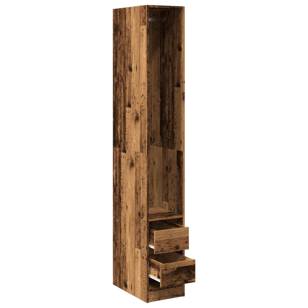 Wardrobe Large Bedroom Engineered Wood Clothes Storage Cabinet Unit