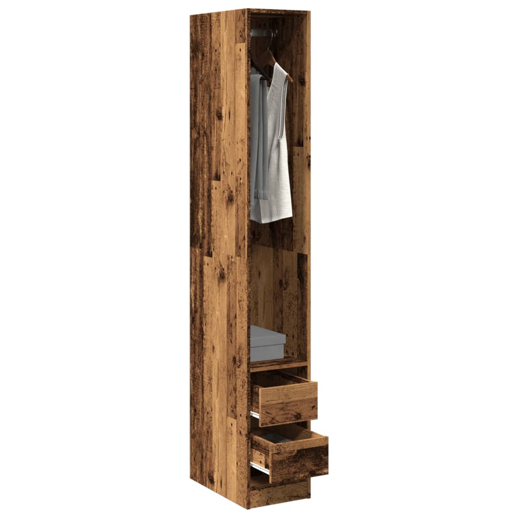 Wardrobe Large Bedroom Engineered Wood Clothes Storage Cabinet Unit