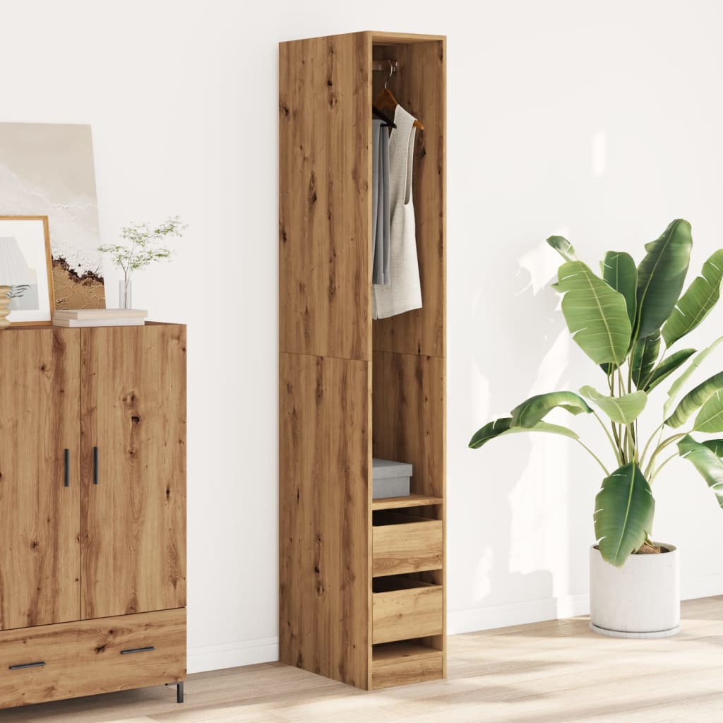 Wardrobe Artisian Oak Engineered Wood