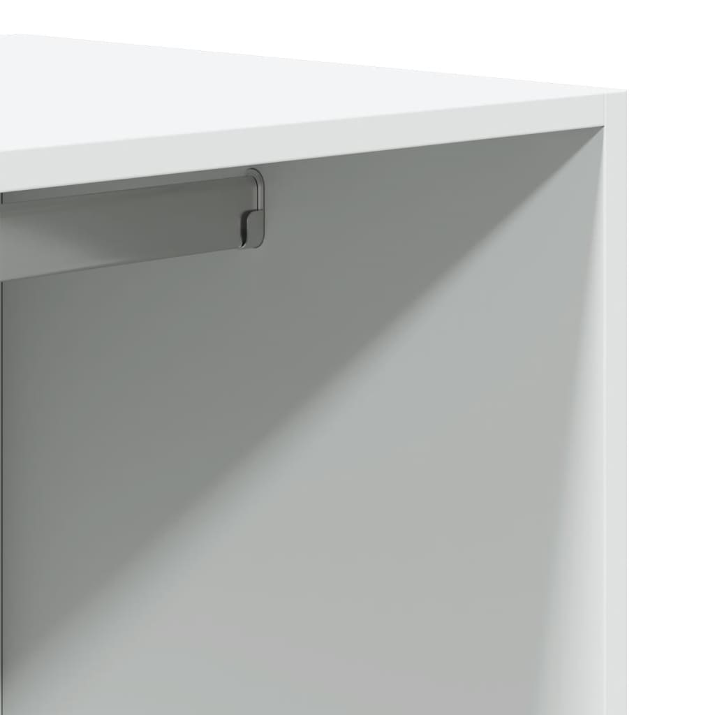 Wardrobe Storage Cabinet Engineered Wood Hanging Rail Bedroom Furniture
