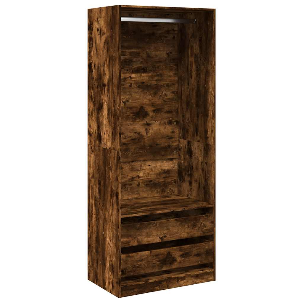 Wardrobe Modern Engineered Wood Clothes Storage Cabinet Bedroom Furniture