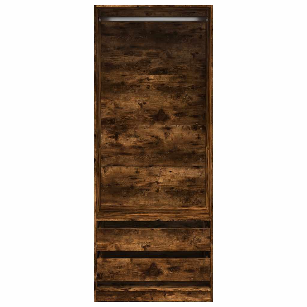 Wardrobe Modern Engineered Wood Clothes Storage Cabinet Bedroom Furniture