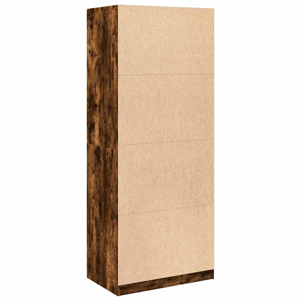 Wardrobe Modern Engineered Wood Clothes Storage Cabinet Bedroom Furniture