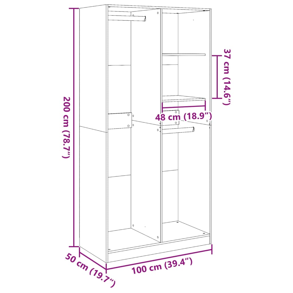 Wardrobe Engineered Wood