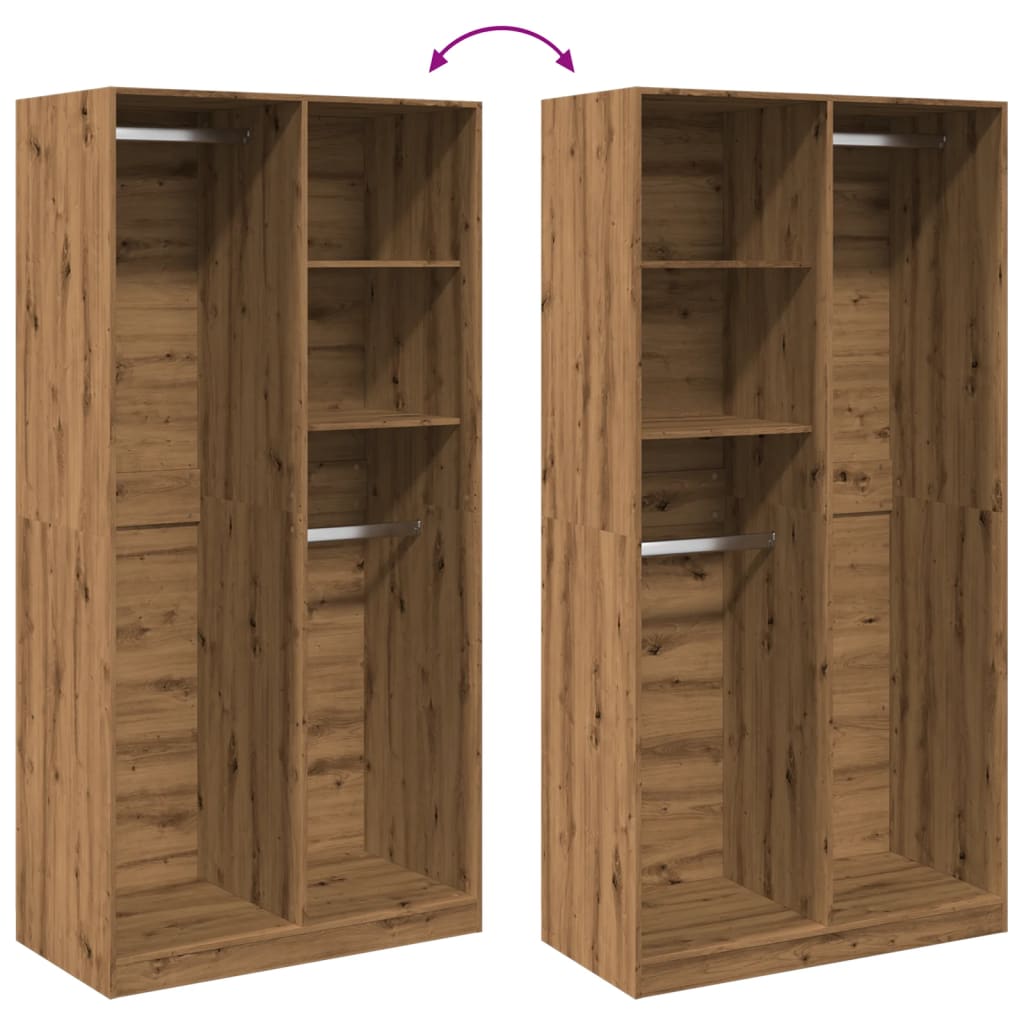 Wardrobe Artisian Oak Engineered Wood