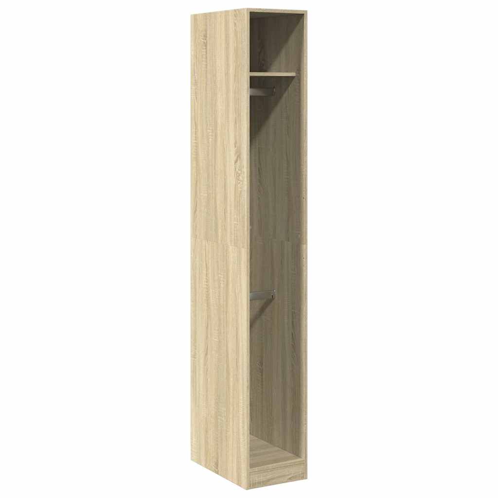 Wardrobe Large Bedroom Engineered Wood Clothes Storage Cabinet Unit