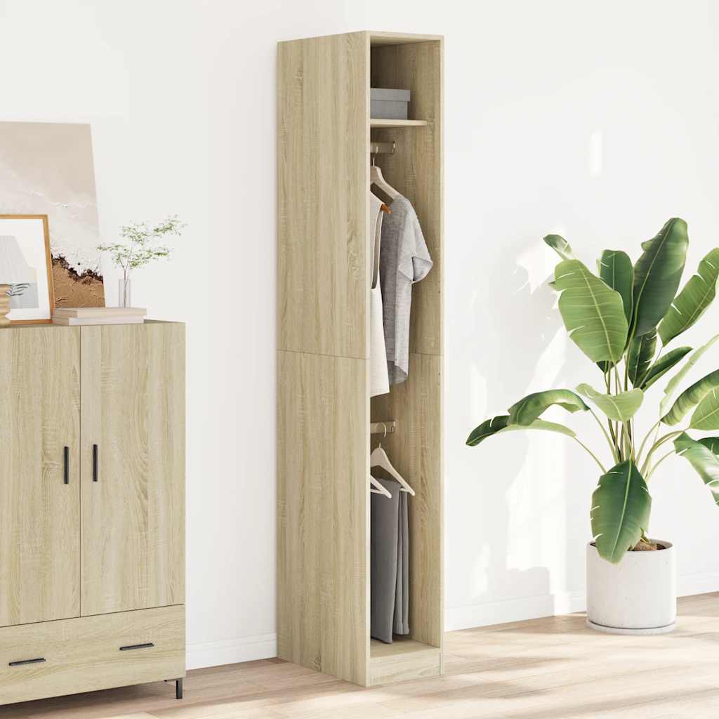 Wardrobe Large Bedroom Engineered Wood Clothes Storage Cabinet Unit