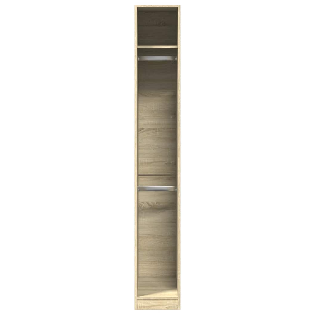 Wardrobe Large Bedroom Engineered Wood Clothes Storage Cabinet Unit