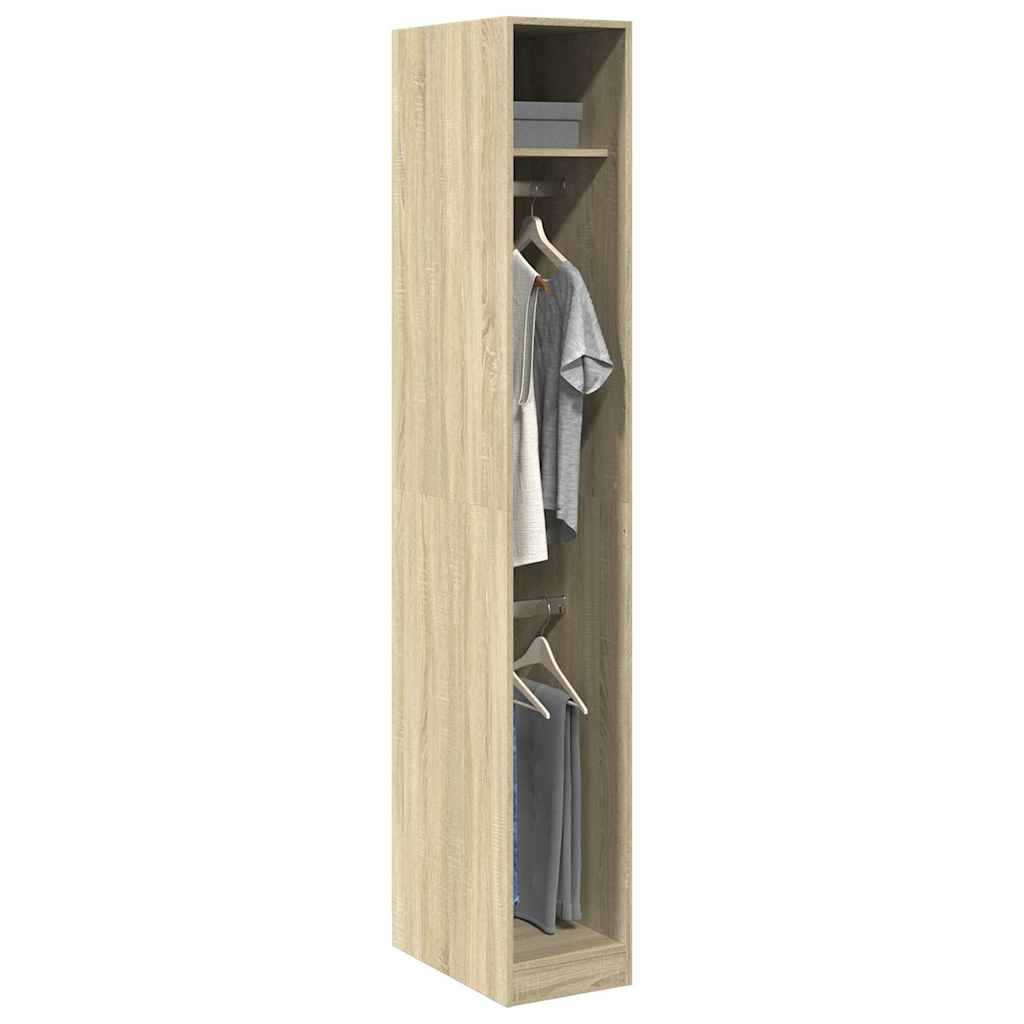 Wardrobe Large Bedroom Engineered Wood Clothes Storage Cabinet Unit
