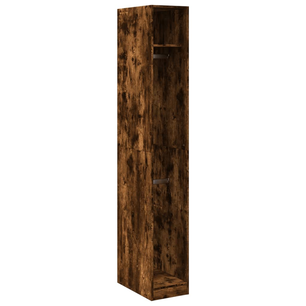 Wardrobe Engineered Wood Closet Hanging Rail Bedroom Storage Unit