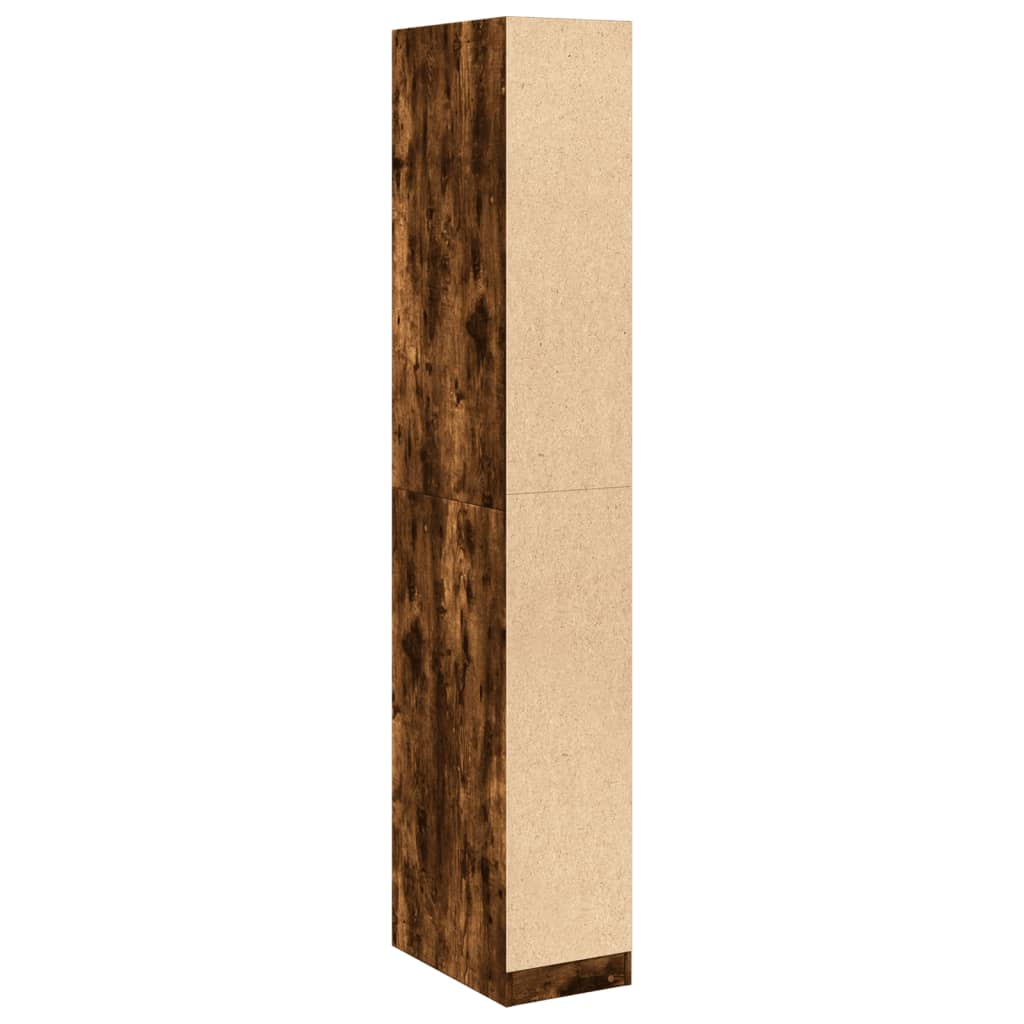Wardrobe Engineered Wood Closet Hanging Rail Bedroom Storage Unit