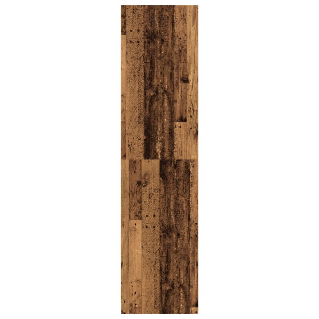 Wardrobe Engineered Wood Closet Hanging Rail Bedroom Storage Unit