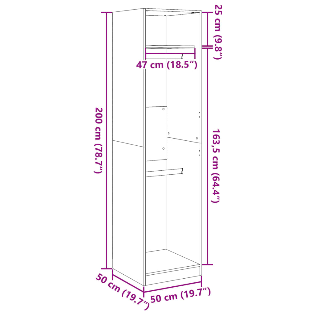 Wardrobe Wardrobe Engineered Wood