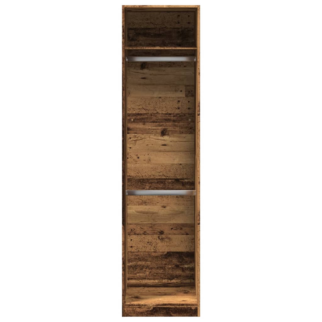 Wardrobe Modern Engineered Wood Clothes Storage Cabinet Bedroom Furniture