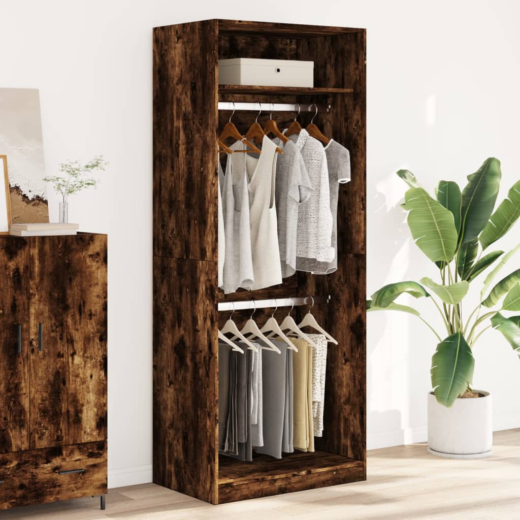 Wardrobe Large Bedroom Engineered Wood Clothes Storage Cabinet Unit
