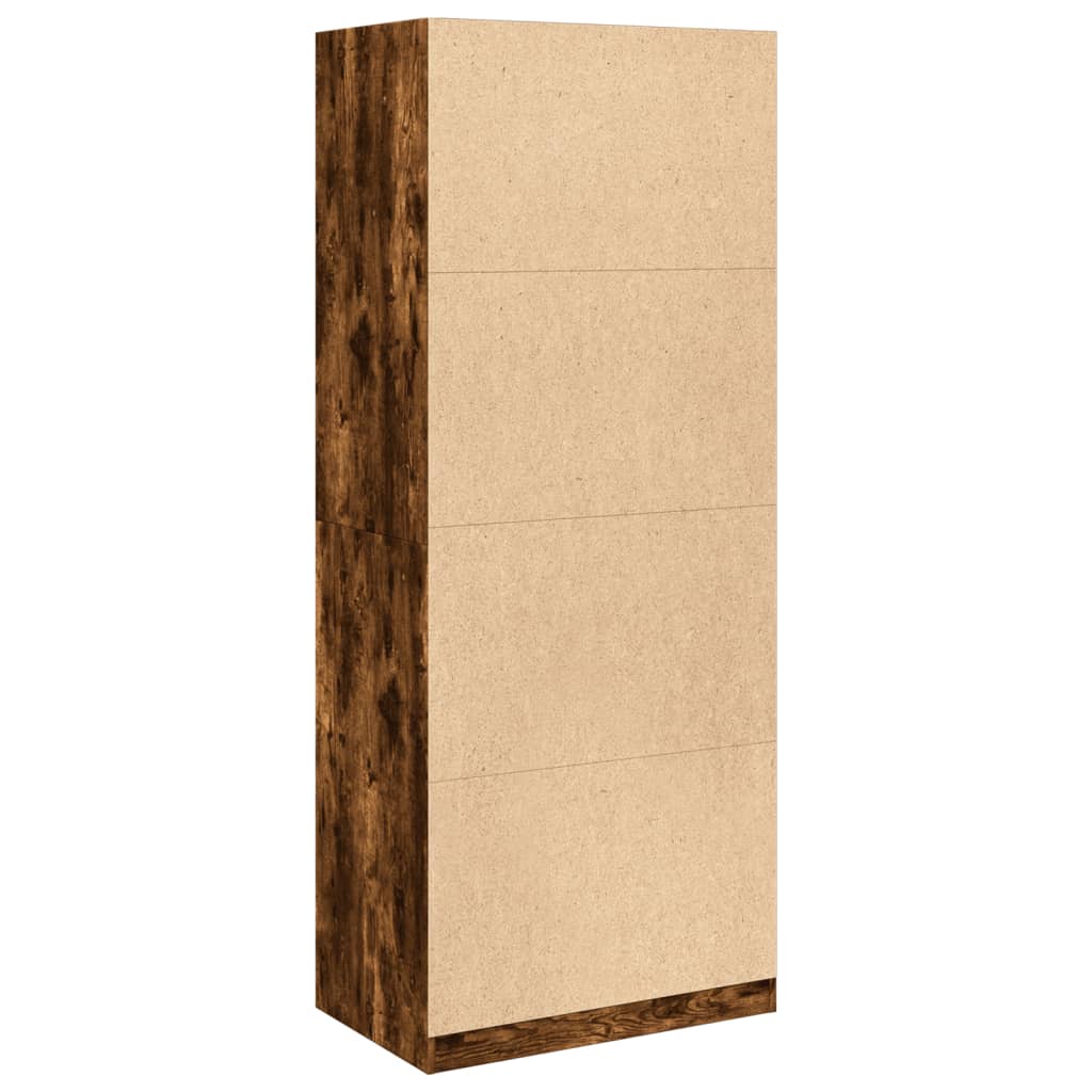 Wardrobe Large Bedroom Engineered Wood Clothes Storage Cabinet Unit