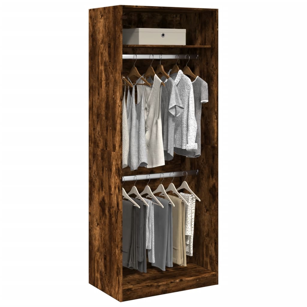 Wardrobe Large Bedroom Engineered Wood Clothes Storage Cabinet Unit