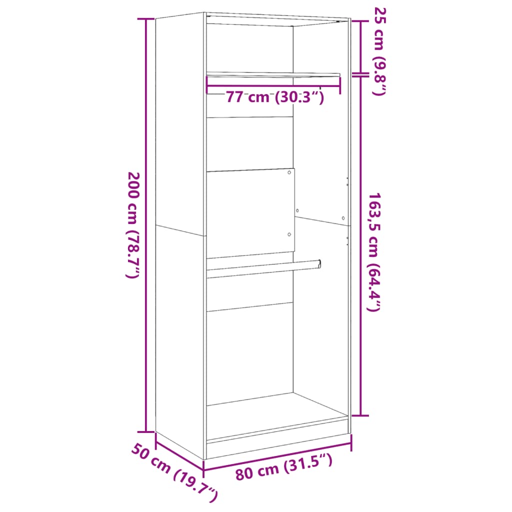 Wardrobe Wardrobe Engineered Wood