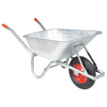 Wheelbarrow 90 L 150 Kg Galvanised Steel And Plastic