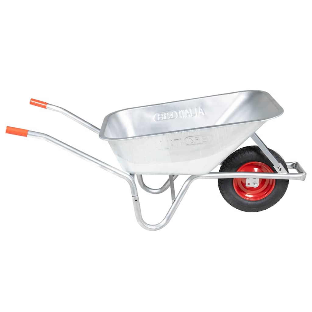 Wheelbarrow 90 L 150 Kg Galvanised Steel And Plastic
