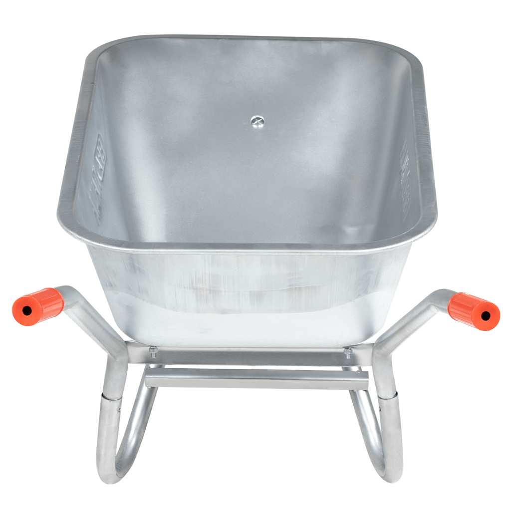 Wheelbarrow 90 L 150 Kg Galvanised Steel And Plastic
