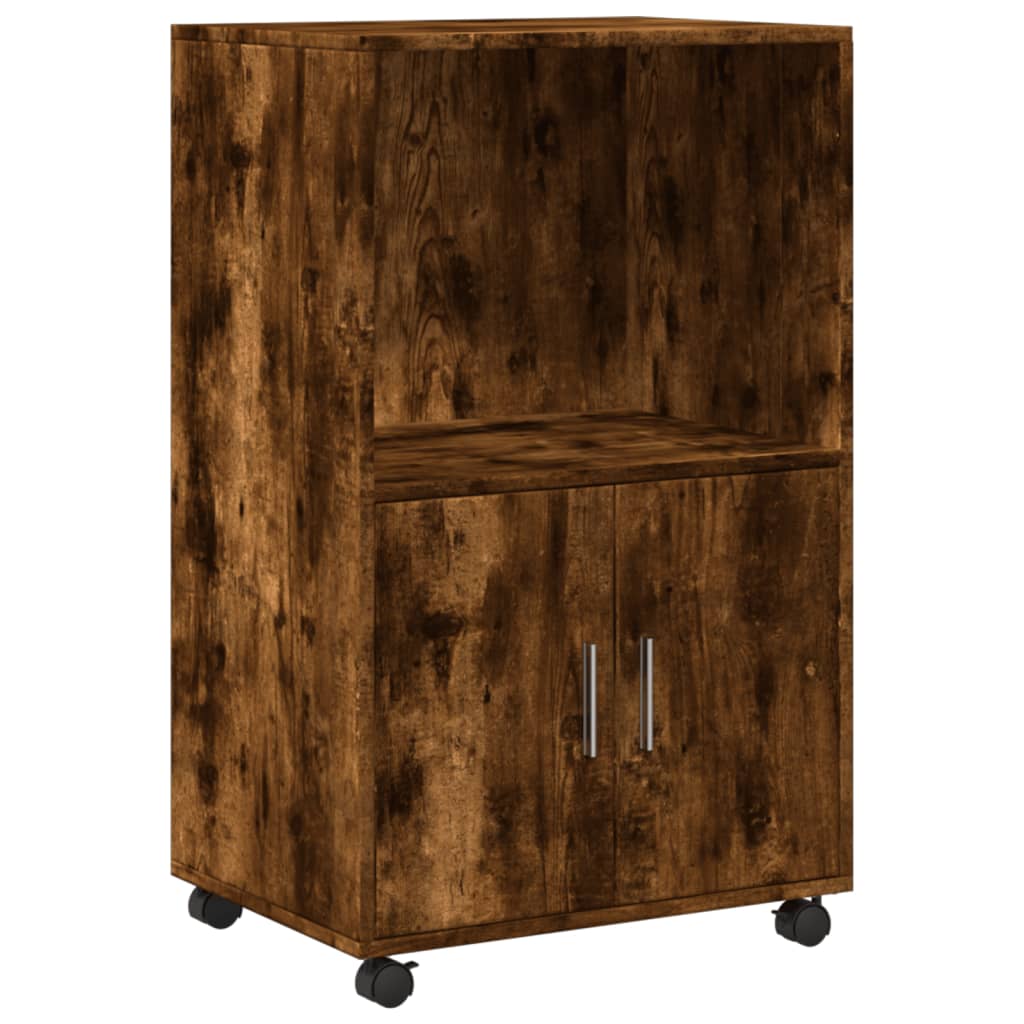 Rolling Cabinet 55X40X91 Cm Engineered Wood
