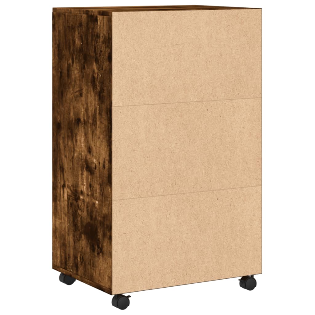 Rolling Cabinet 55X40X91 Cm Engineered Wood