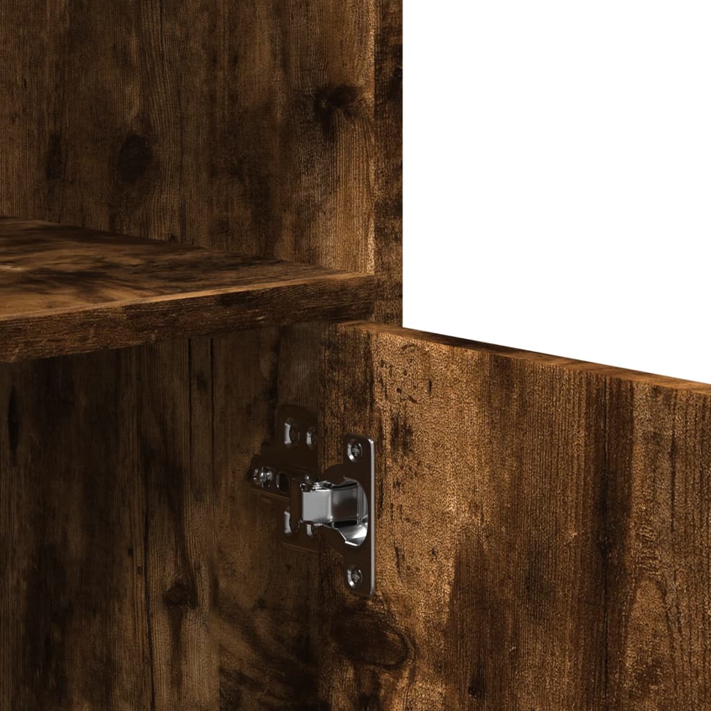 Rolling Cabinet 55X40X91 Cm Engineered Wood
