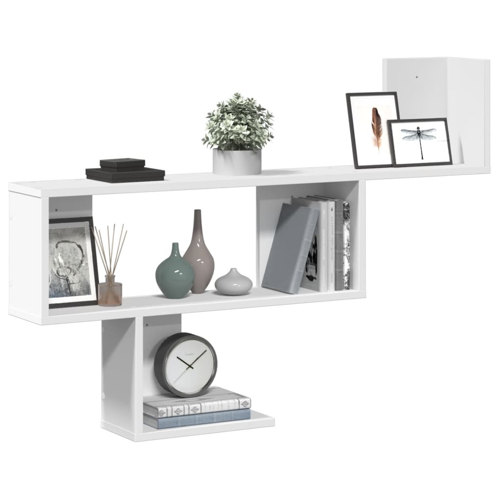 Wall Shelf Artisan Oak 100x15x70cm Floating Display Storage Engineered Wood blac