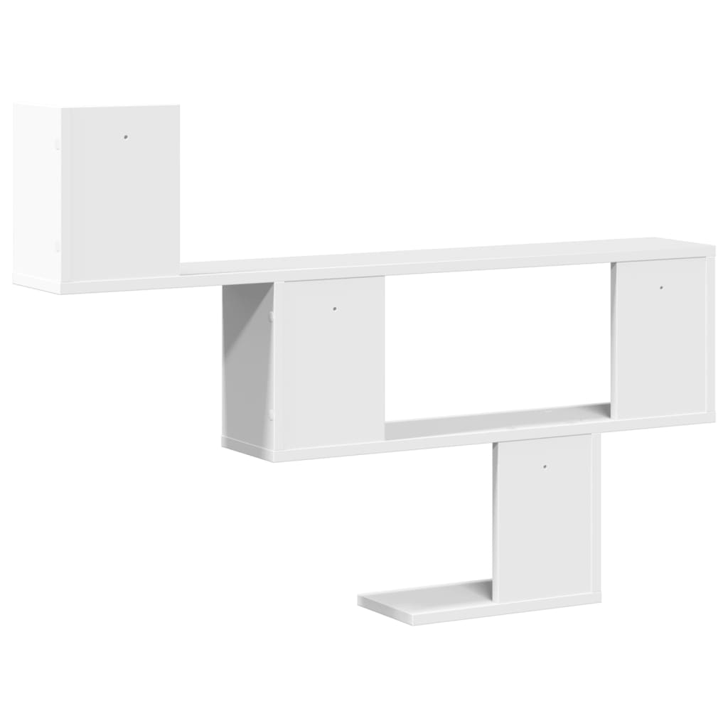 Wall Shelf Artisan Oak 100x15x70cm Floating Display Storage Engineered Wood blac