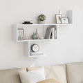Wall Shelf Artisan Oak 100x15x70cm Floating Display Storage Engineered Wood blac